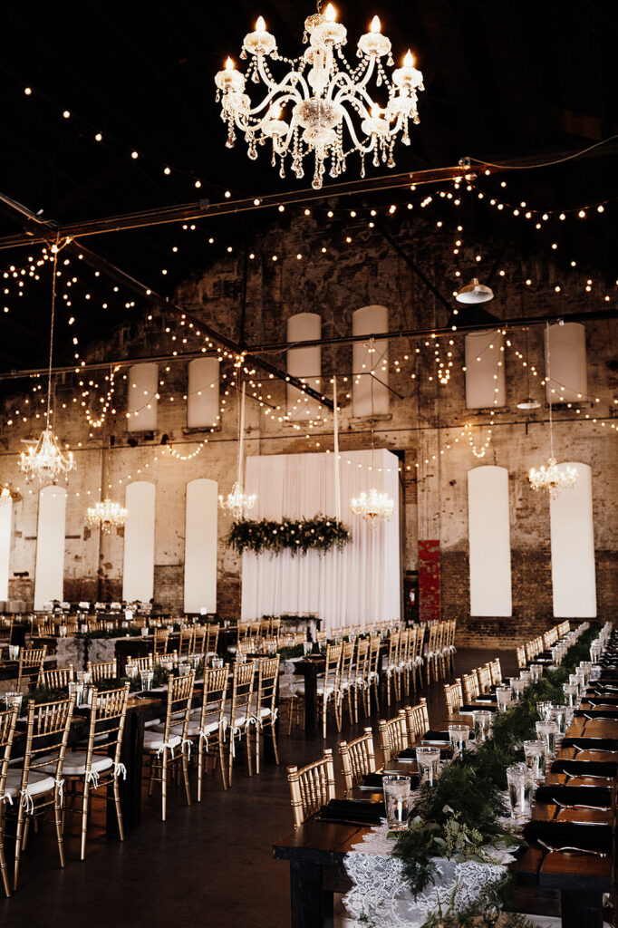 Winter wedding at Northern Pacific Center