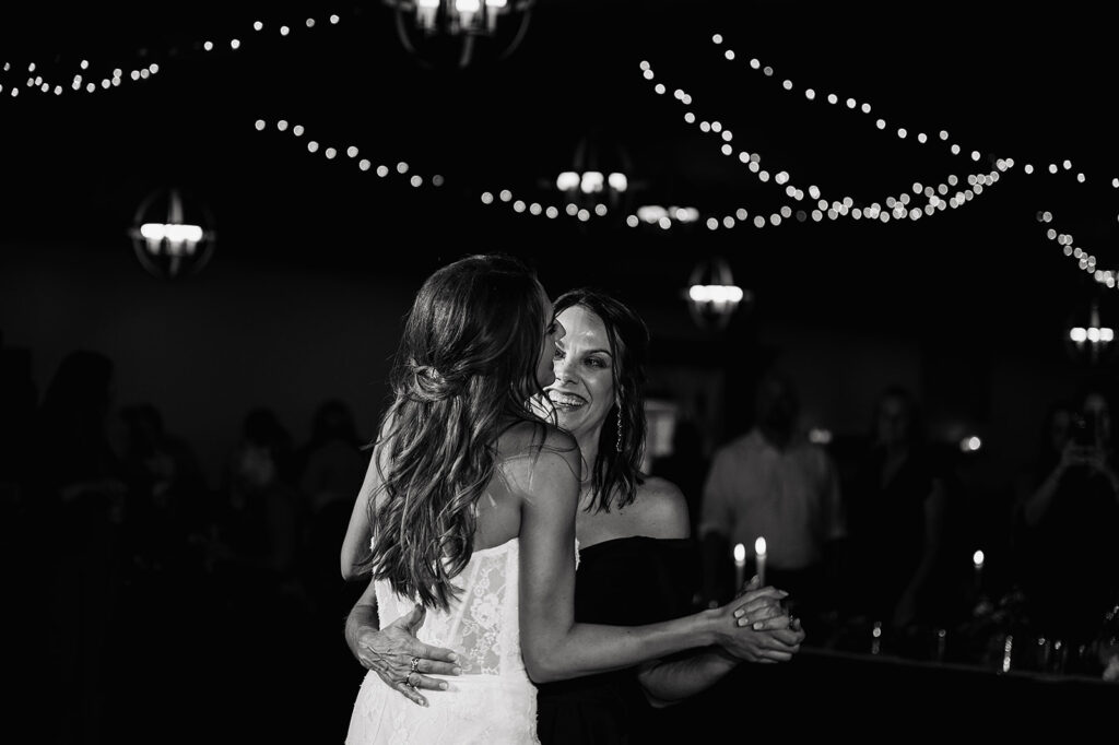 bride dancing with her mom