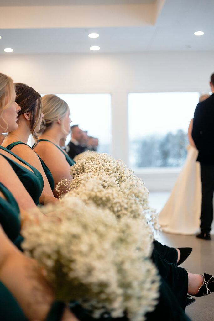 candid wedding ceremony moments at the Aisling