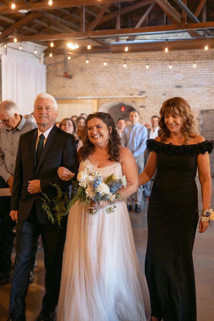 emotional wedding ceremony at the neu neu wedding venue
