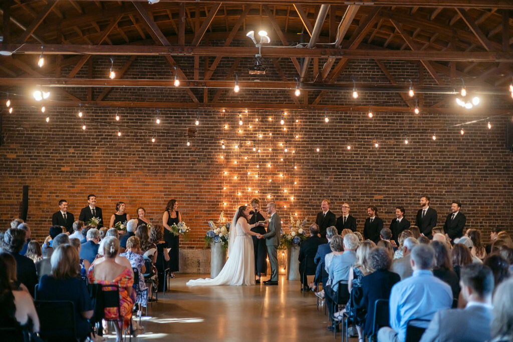 emotional wedding ceremony at the neu neu wedding venue