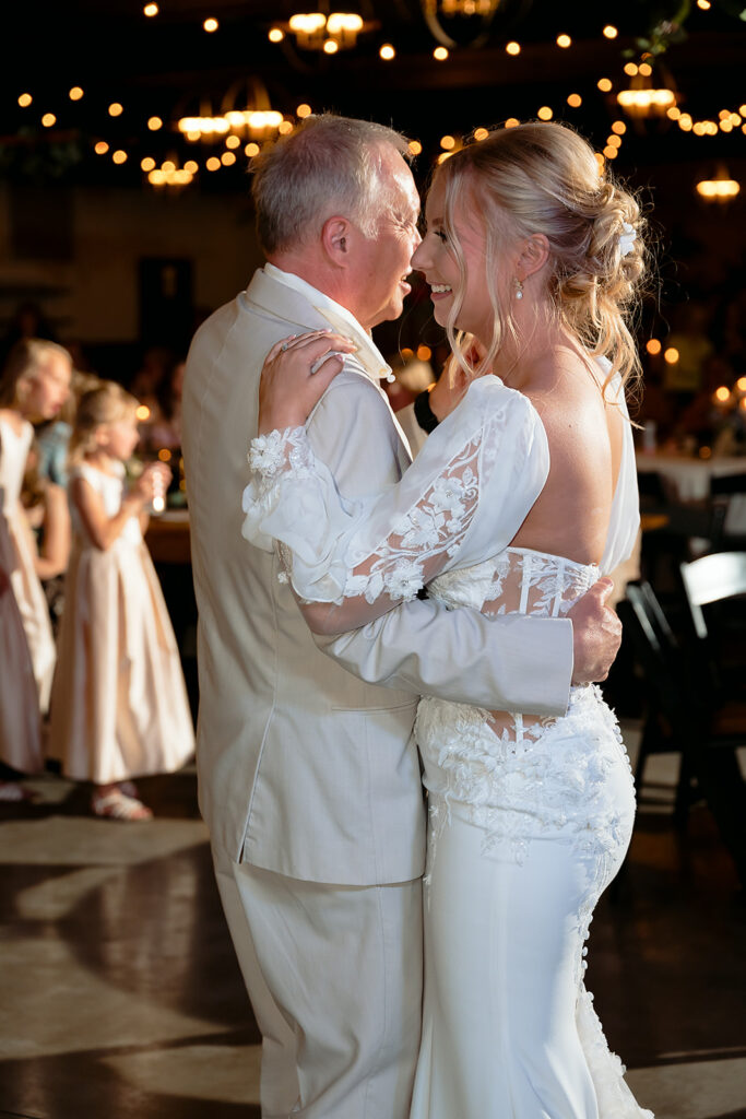 bride and dad dance