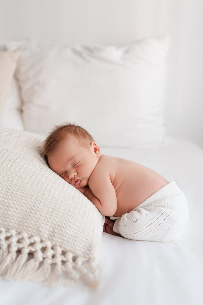 newborn studio photography at the sunroom studio in bemidji mn