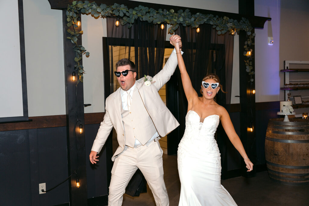 fun wedding reception at the bluebelle event venue