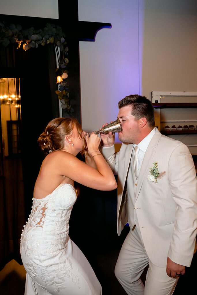 fun wedding reception at the bluebelle event venue