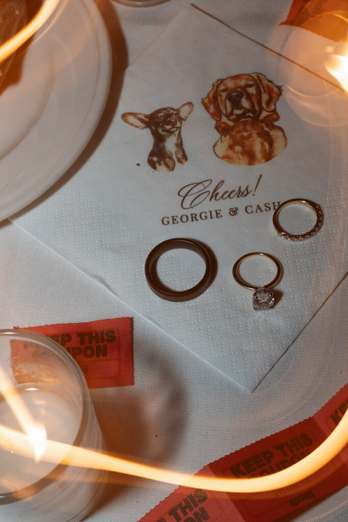 late night wedding details