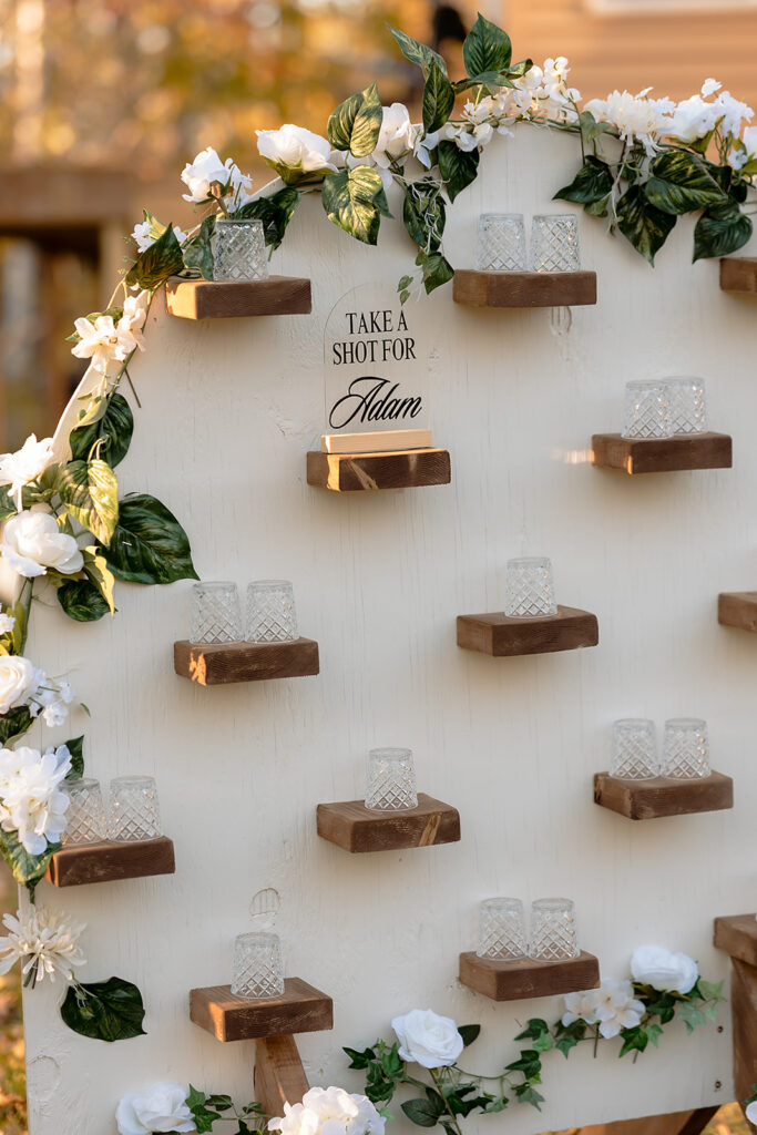 garden party inspired backyard wedding reception