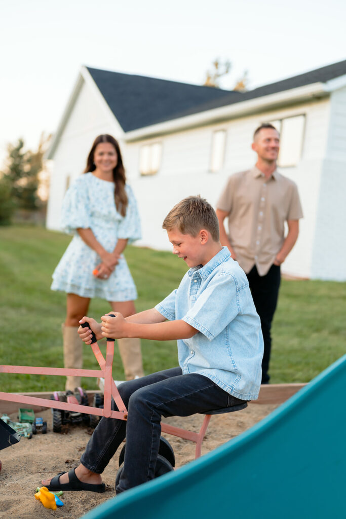 kids playing in a sandbox