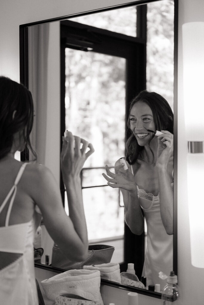 bride getting ready