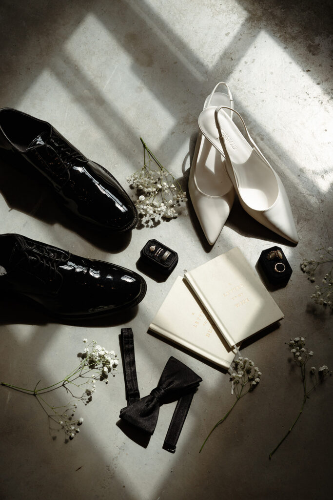 wedding detail flatlay